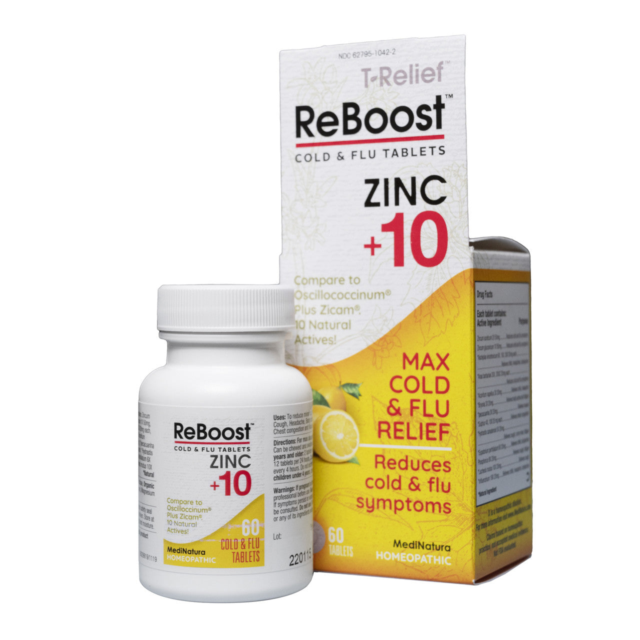 REBOOST CLD/FLU ZINC +10 ( 1 X 60 TAB )