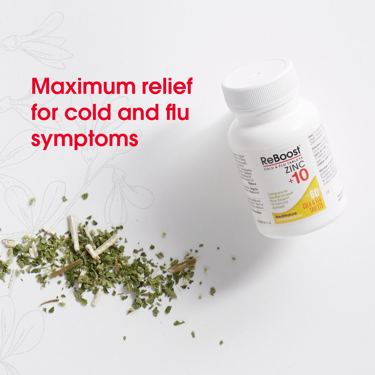 REBOOST CLD/FLU ZINC +10 ( 1 X 60 TAB )