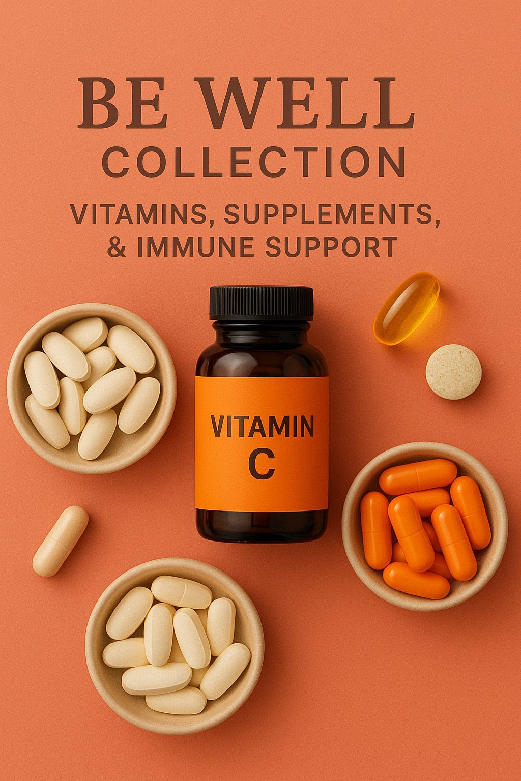 Be Well Collection: Vitamins, Supplements, & Immune Support