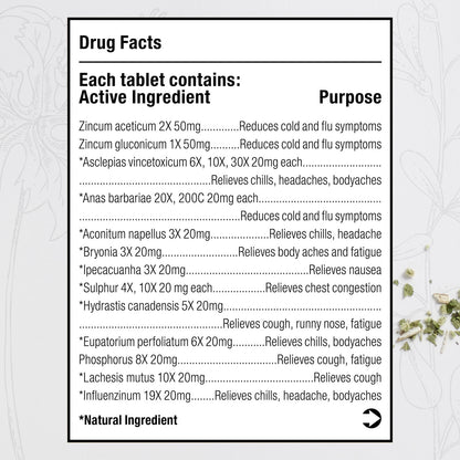 REBOOST CLD/FLU ZINC +10 ( 1 X 60 TAB  )